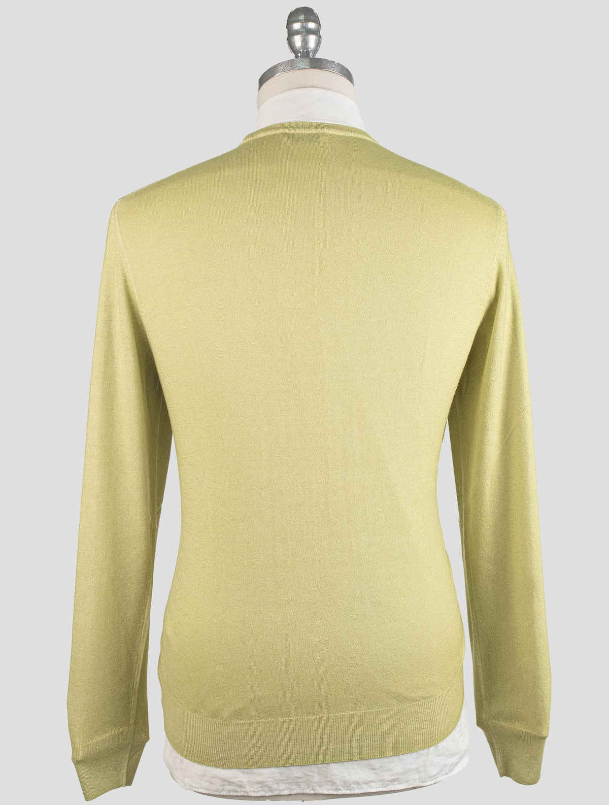 Gran Sasso Green Cashmere Sweater Crewneck