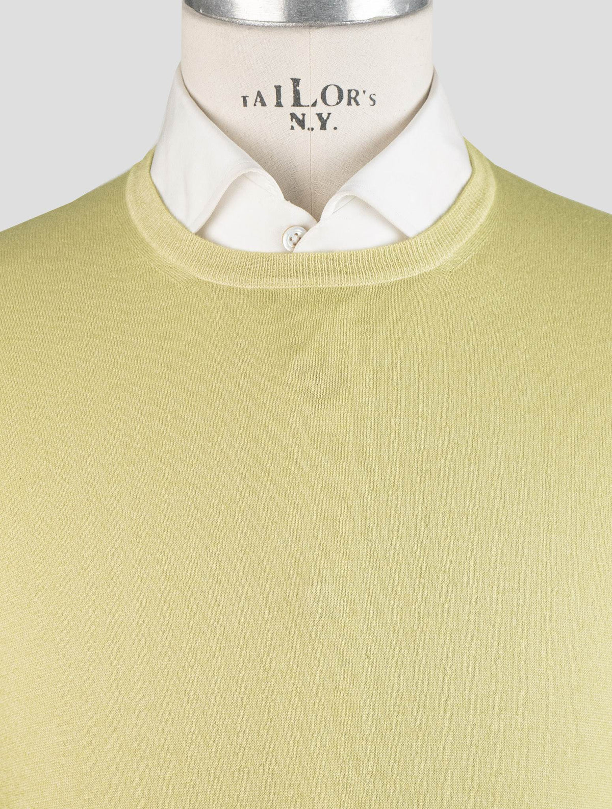 Gran Sasso Green Cashmere Sweater Crewneck