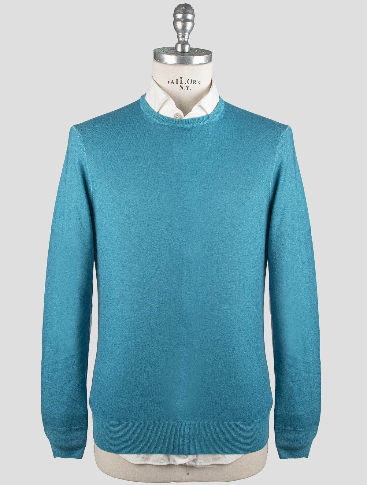 Gran Sasso Gran Sasso Light Blue Cashmere Sweater Crewneck Light Blue 000