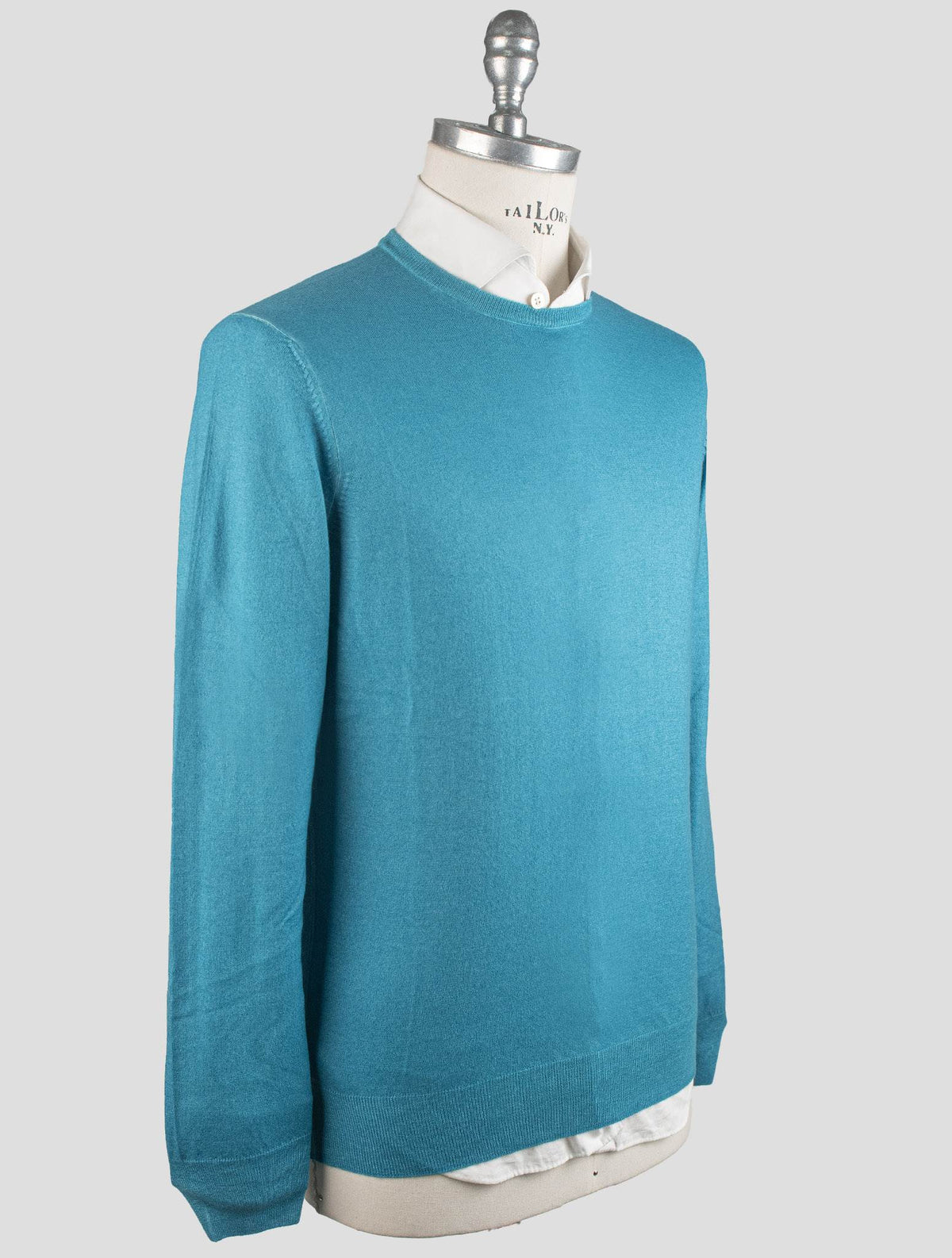 Gran Sasso Gran Sasso Light Blue Cashmere Sweater Crewneck Light Blue 001