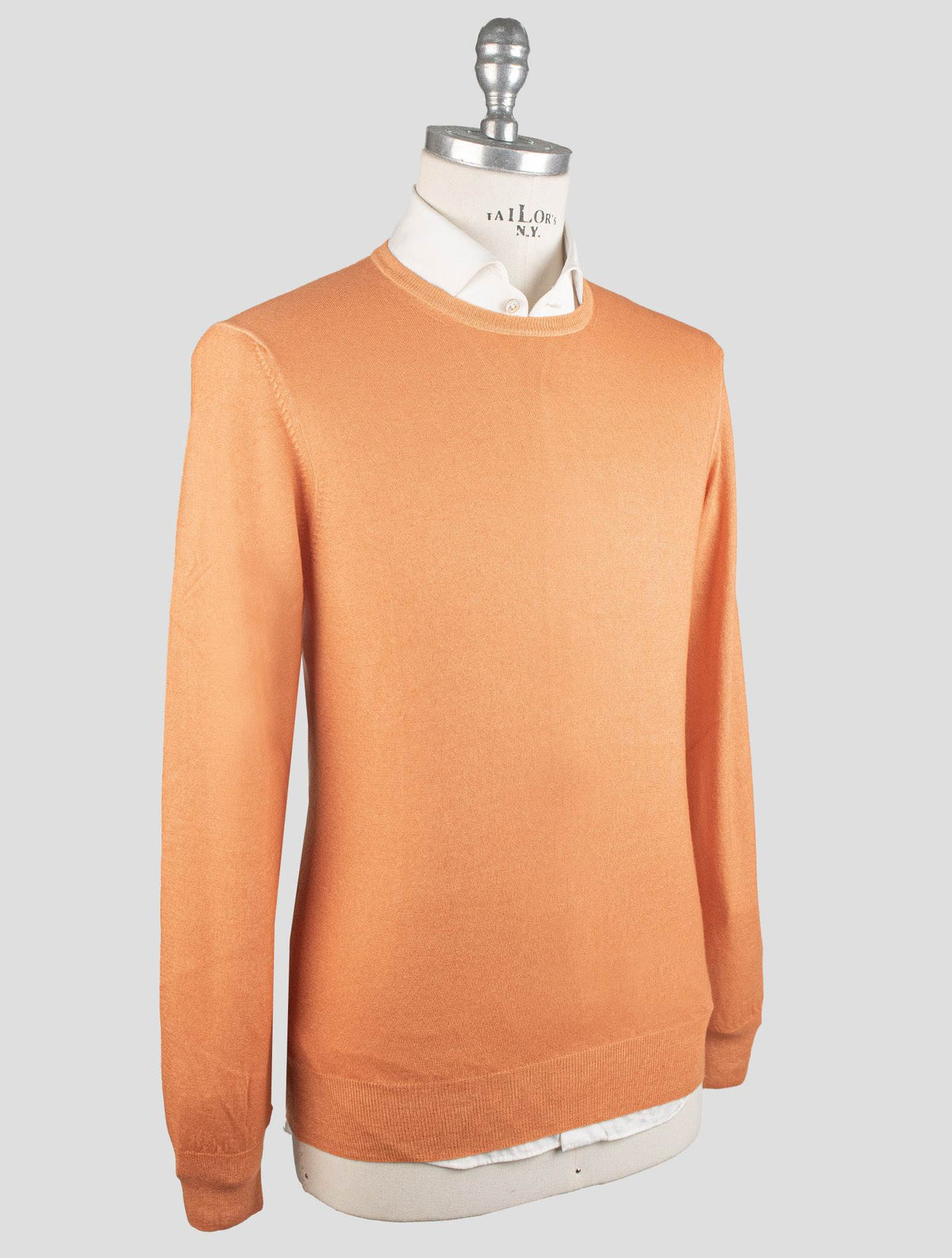 Gran Sasso Gran Sasso Orange Cashmere Sweater Crewneck Orange 001