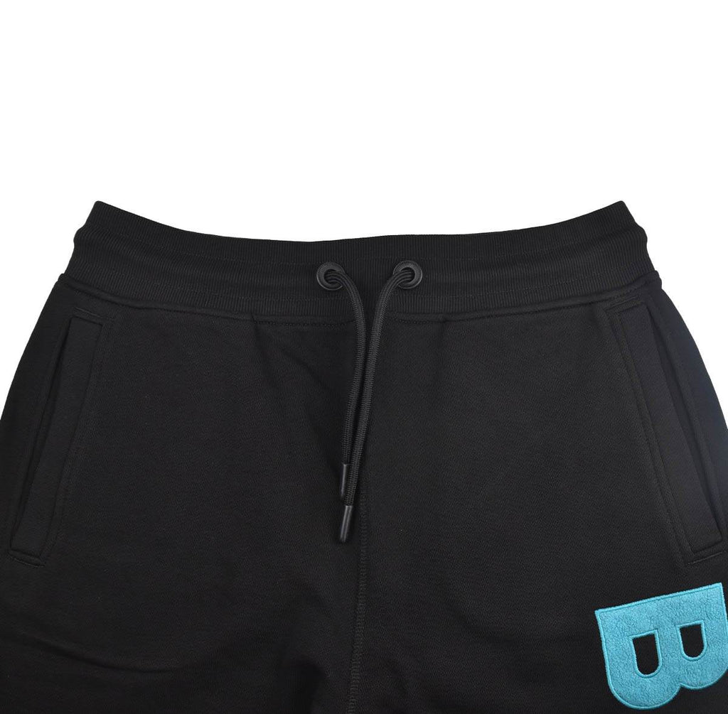 Boss Black Cotton Jogging Pants
