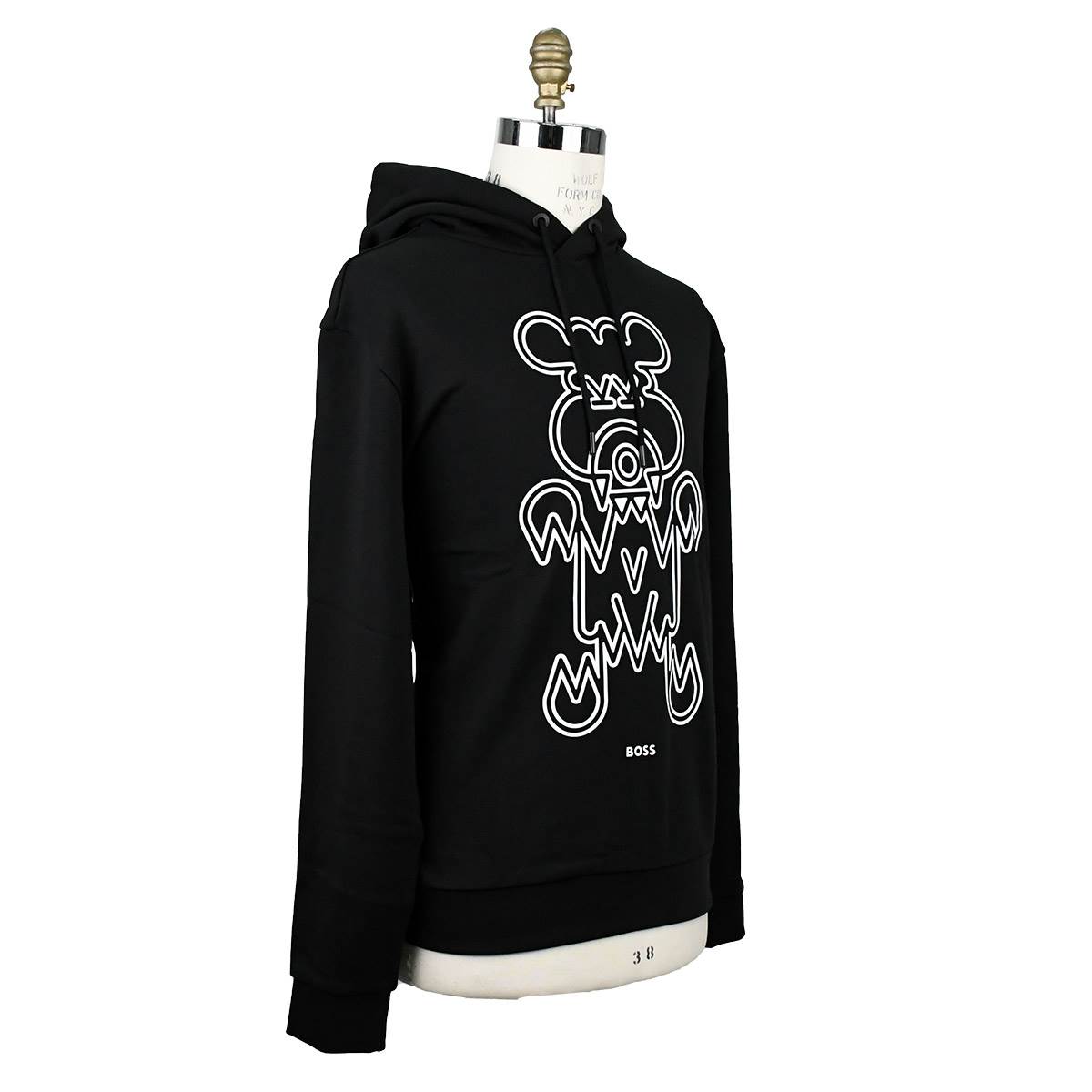 BOSS Boss Black Cotton Hoodie Black 001