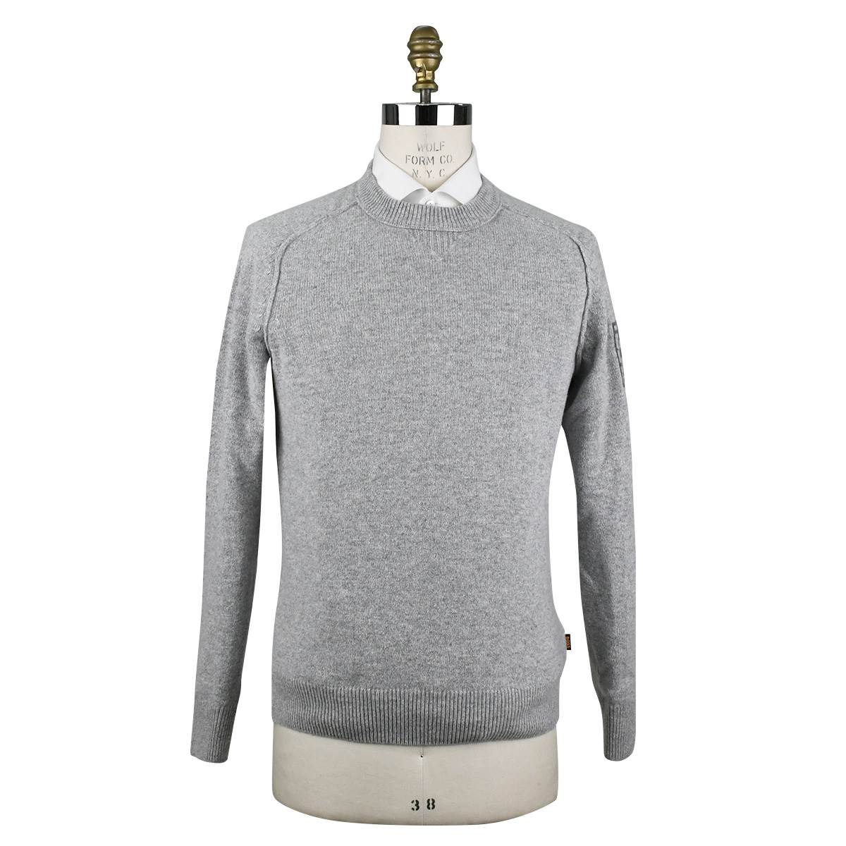 BOSS Boss Gray Wool Cotton Pa Sweater Crewneck Gray 000