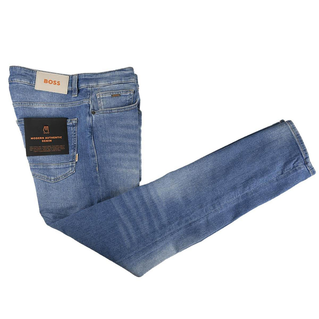 BOSS Boss Light Blue Cotton Ea Jeans Light blue 000