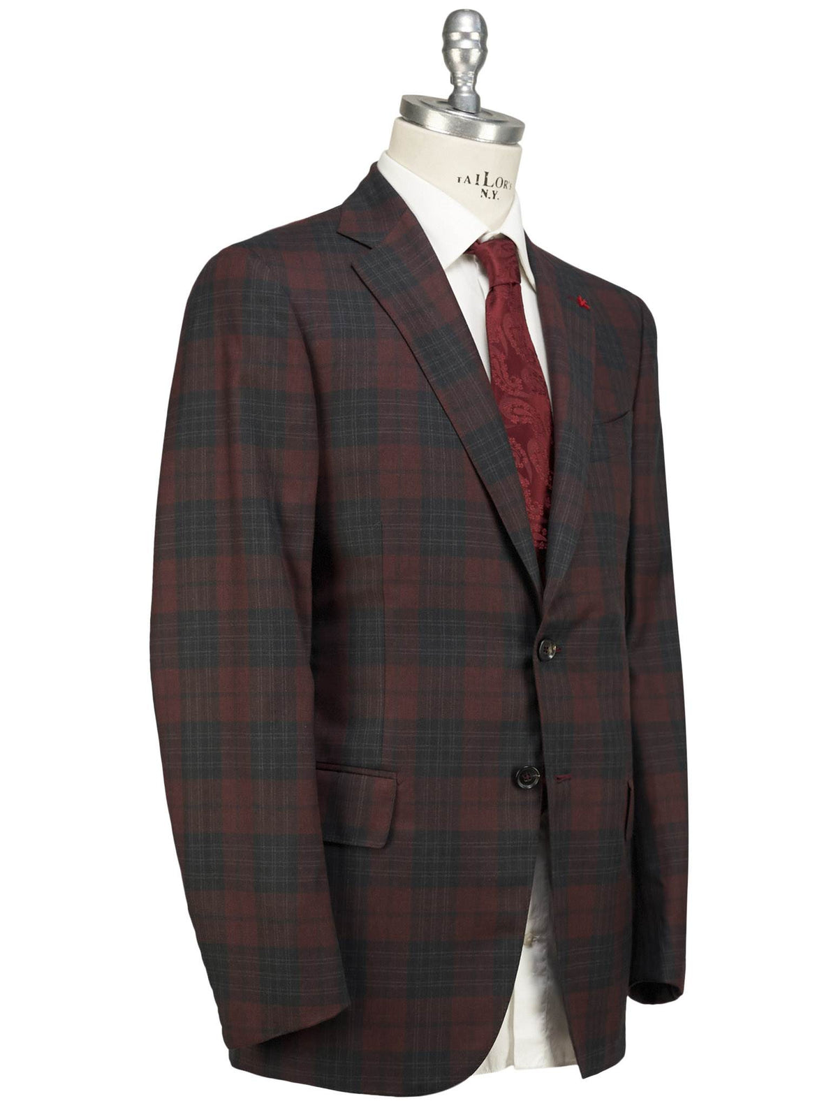 Isaia Isaia Multicolor Wool Blazer Multicolor 001