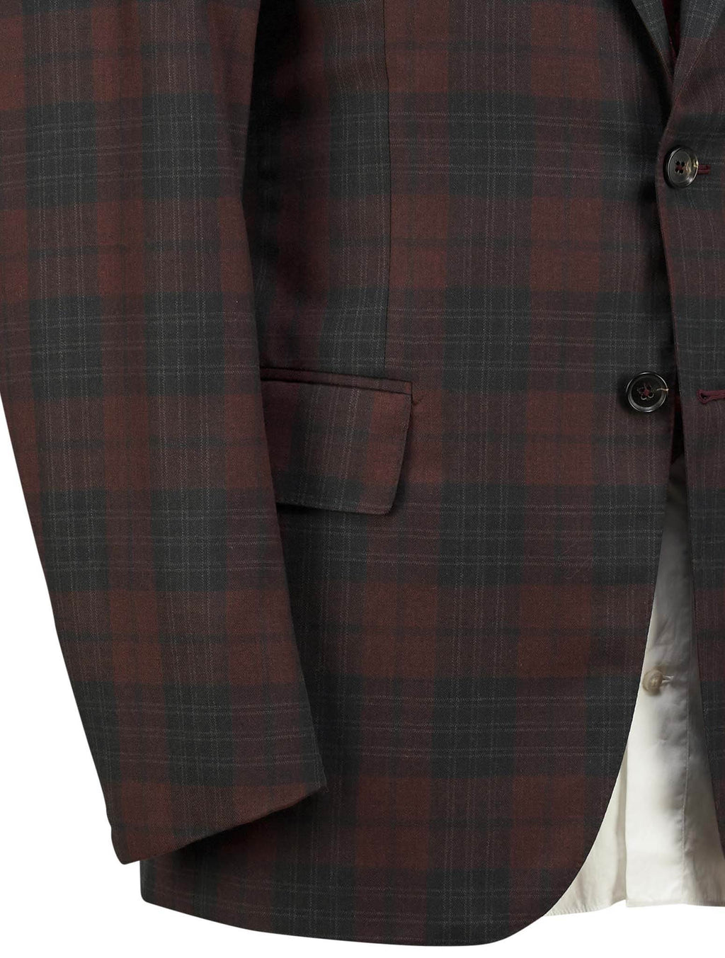 Isaia Multicolor Wool Blazer