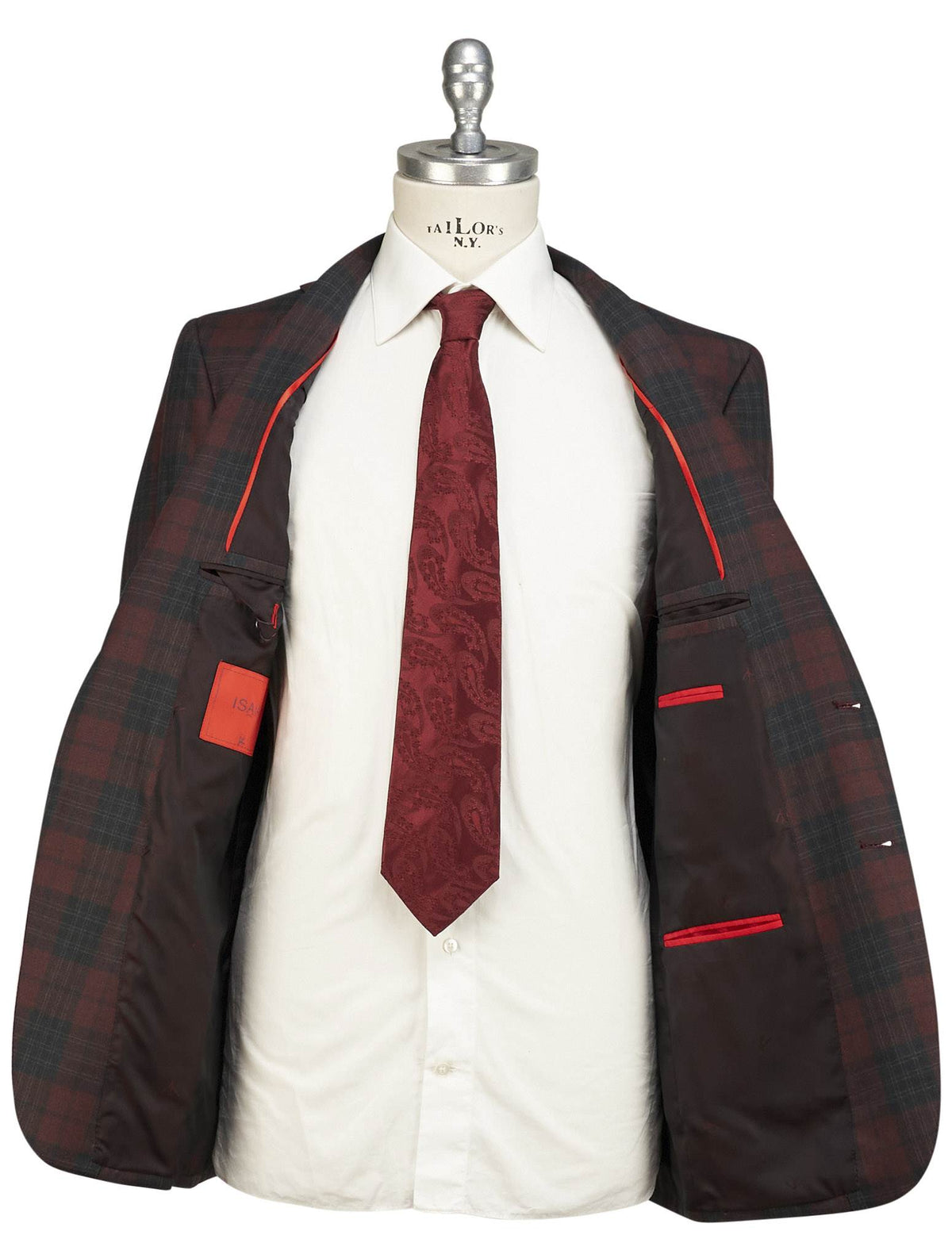 Isaia Multicolor Wool Blazer