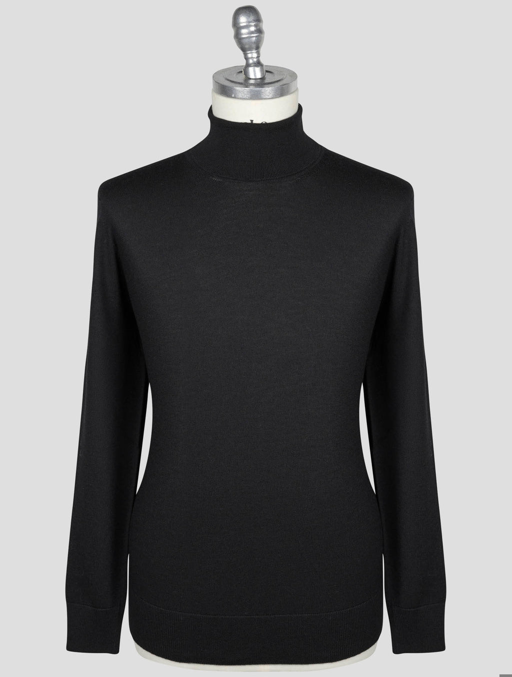 Gran Sasso Gran Sasso Black Virgin Wool Pl Sweater Turtleneck Black 000