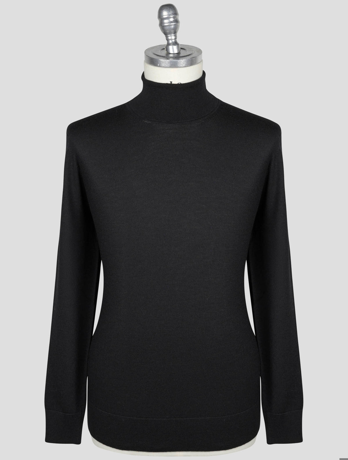 Gran Sasso Gran Sasso Black Virgin Wool Pl Sweater Turtleneck Black 000