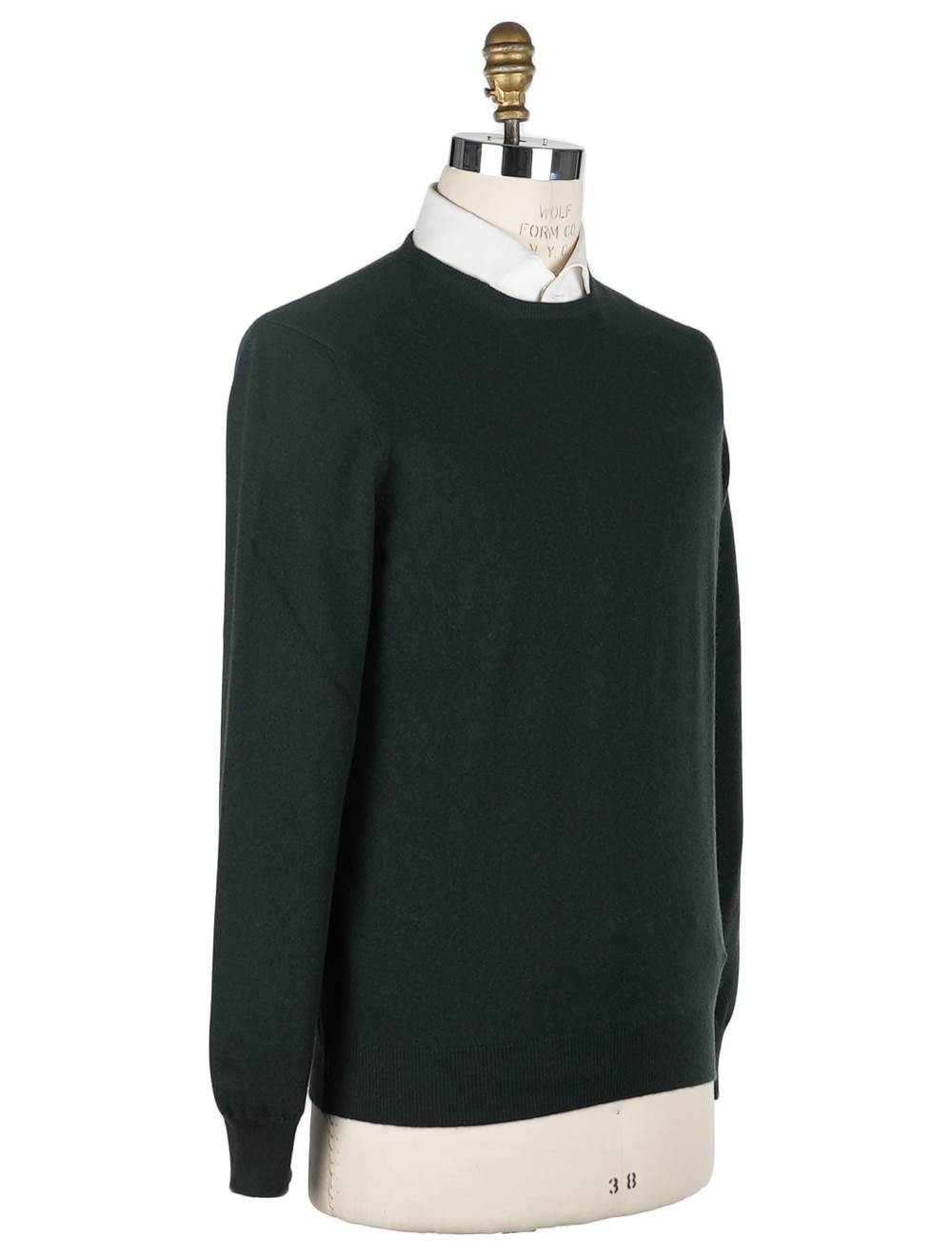 Gran Sasso Gran Sasso Dark Green Cashmere Sweater Crewneck Dark Green 001