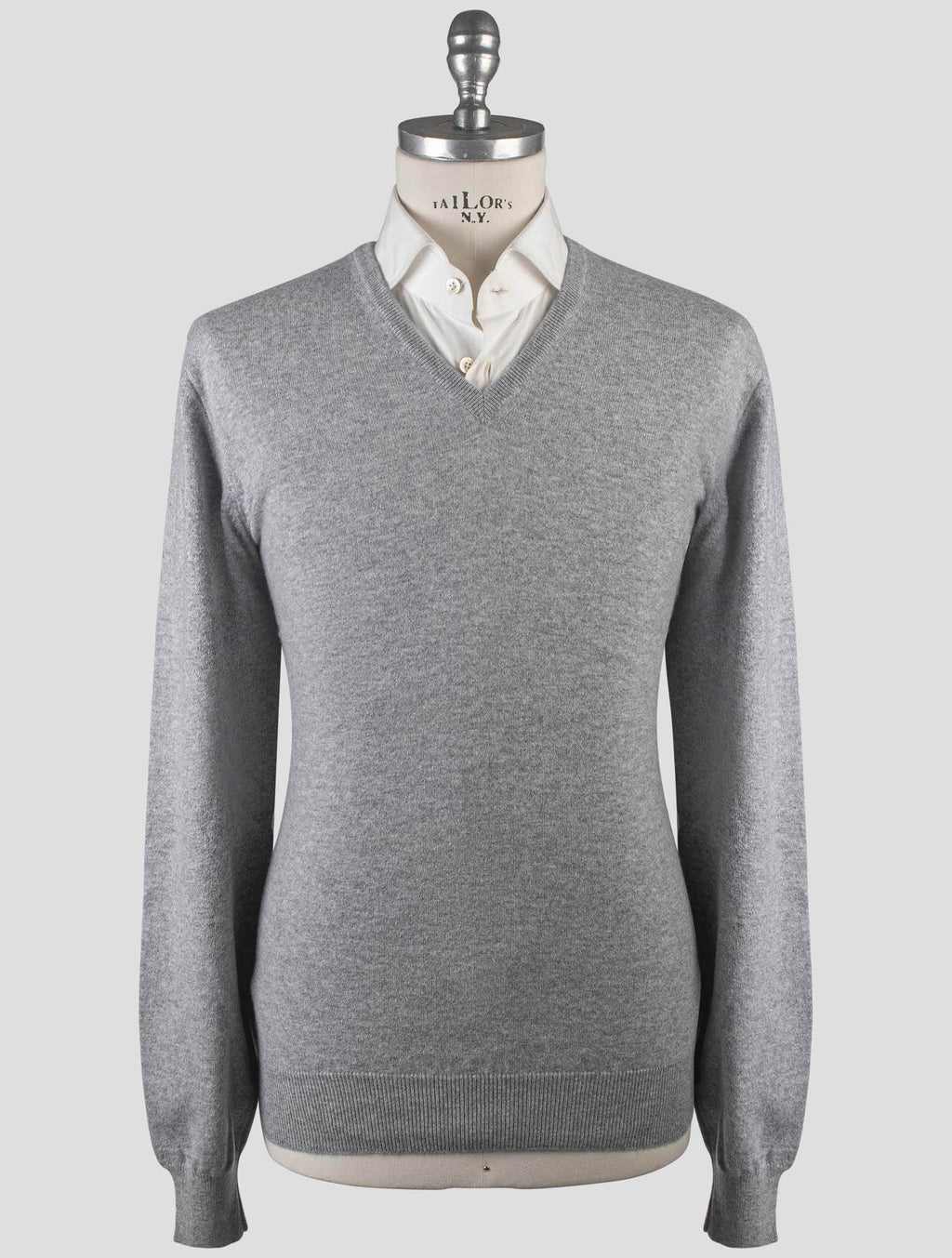 Gran Sasso Gran Sasso Gray Cashmere Sweater Crewneck Gray 000