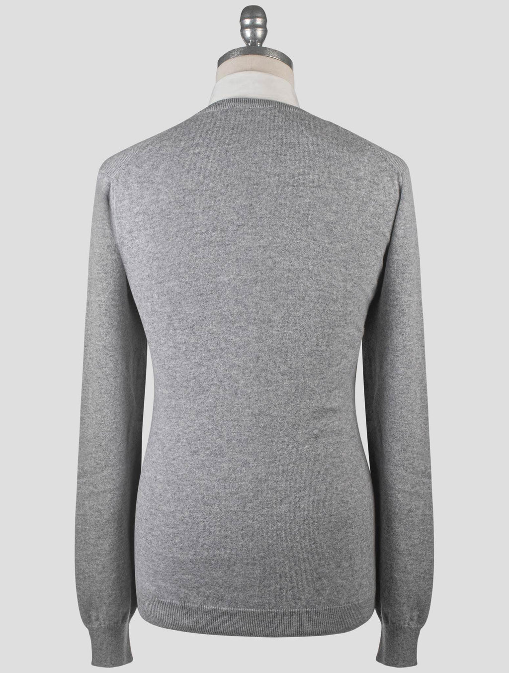 Gran Sasso Gray Cashmere Sweater Crewneck