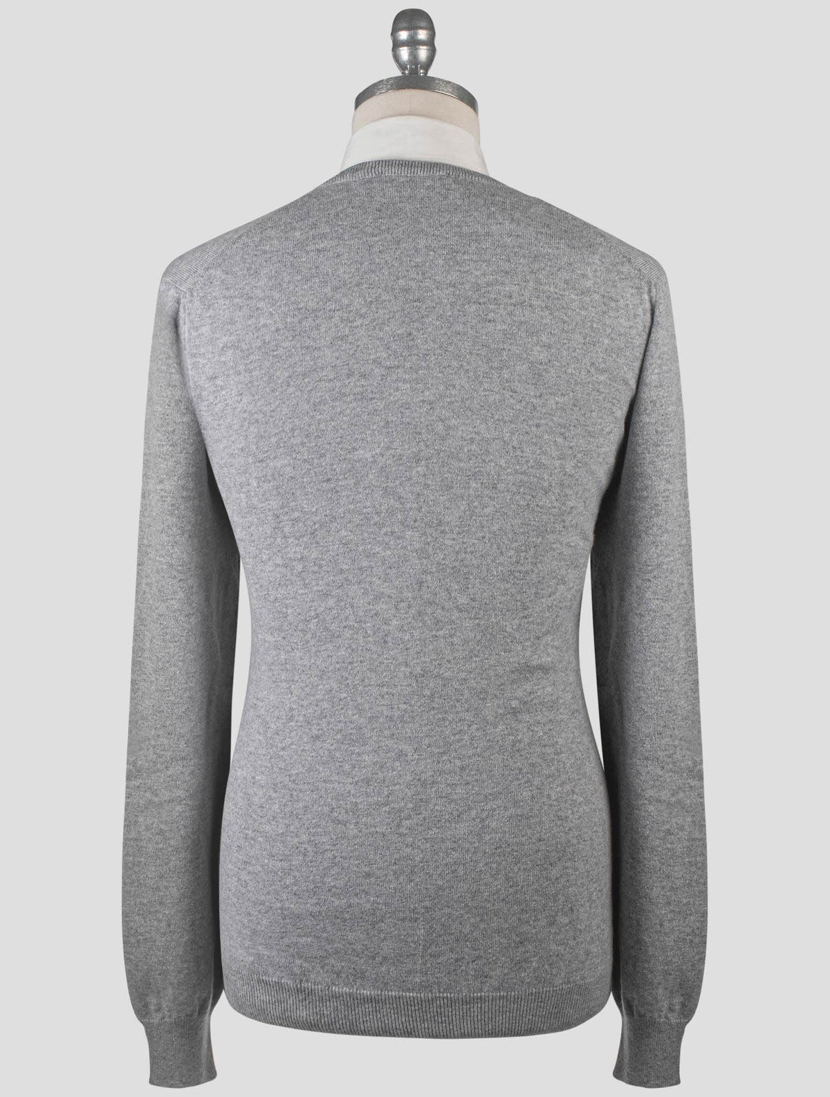Gran Sasso Gray Cashmere Sweater Crewneck