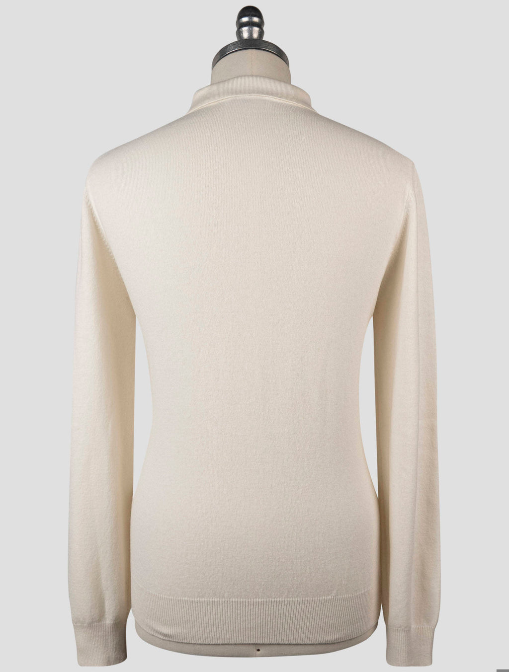 Gran Sasso Gran Sasso White Virgin Wool Viscose Cashmere Sweater Polo White 001