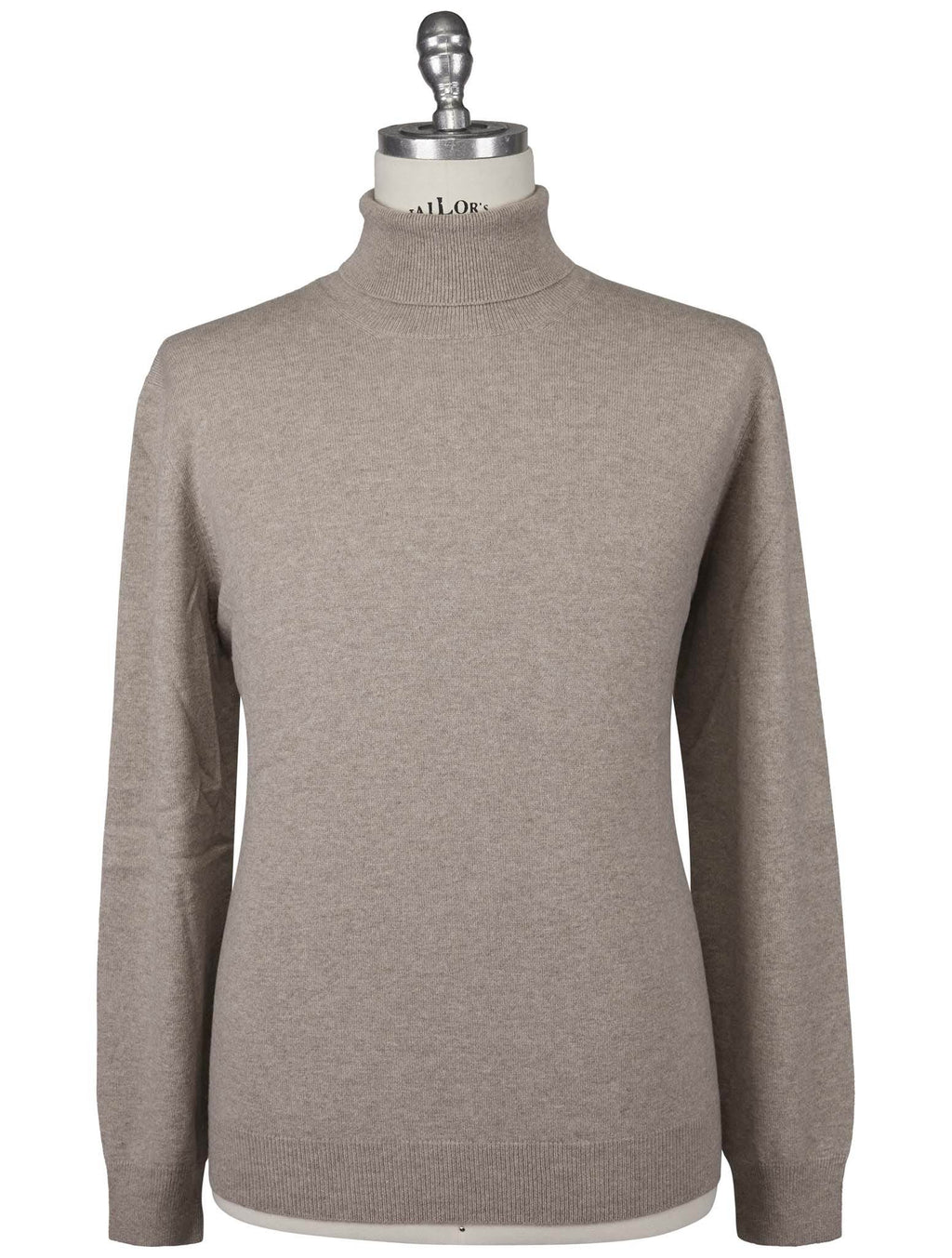 Gran Sasso Gran Sasso Beige Virgin Wool Cashmere Viscose Sweater Turtleneck Beige 000