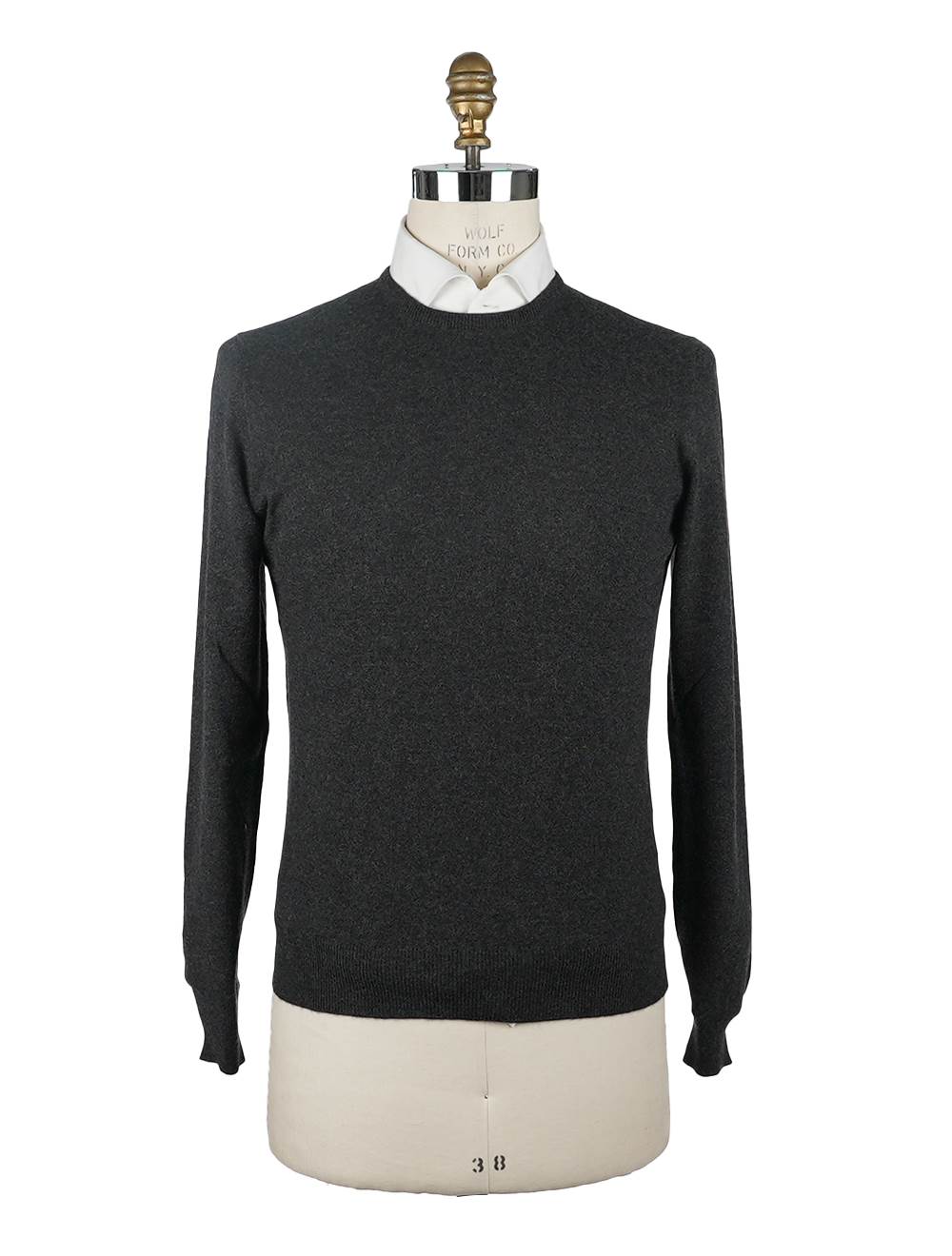 Gran Sasso Gran Sasso Dark Gray Cashmere Sweater Crewneck Dark Gray 000