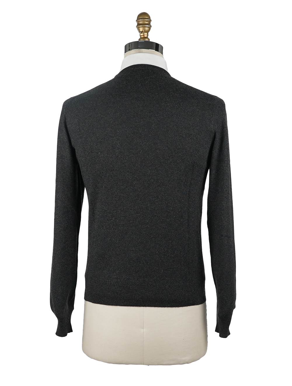 Gran Sasso Dark Gray Cashmere Sweater Crewneck