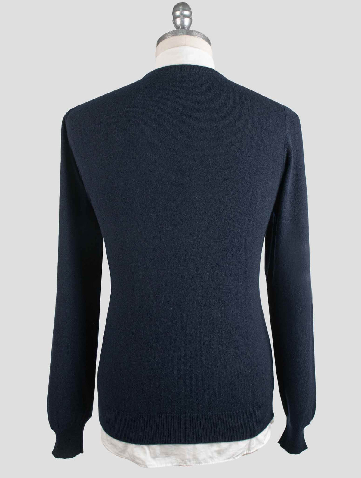 Gran Sasso Dark Blue Cashmere Sweater Crewneck