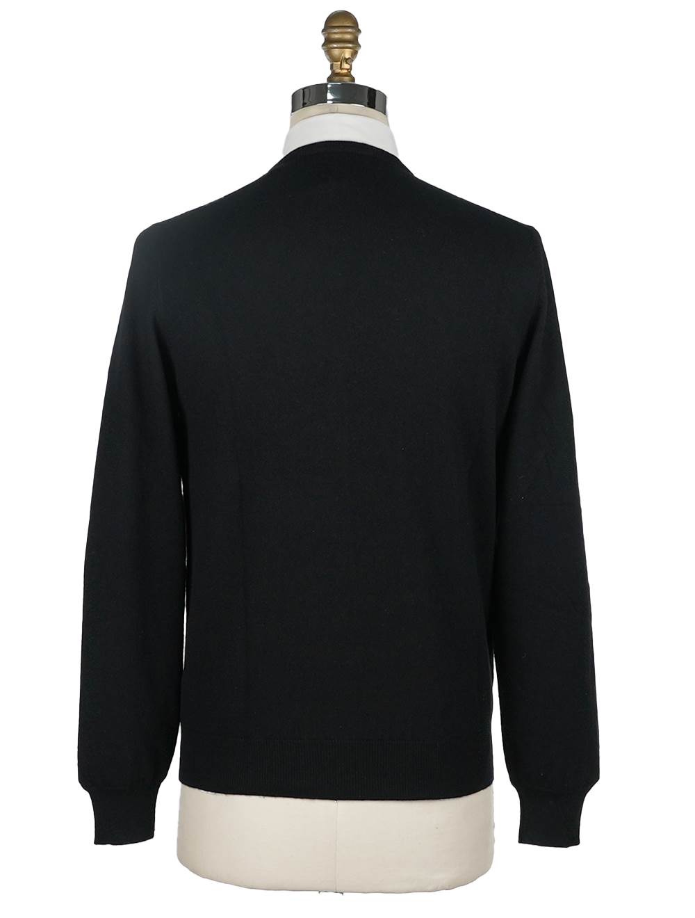 GranSasso Black Cashmere Sweater Crewneck