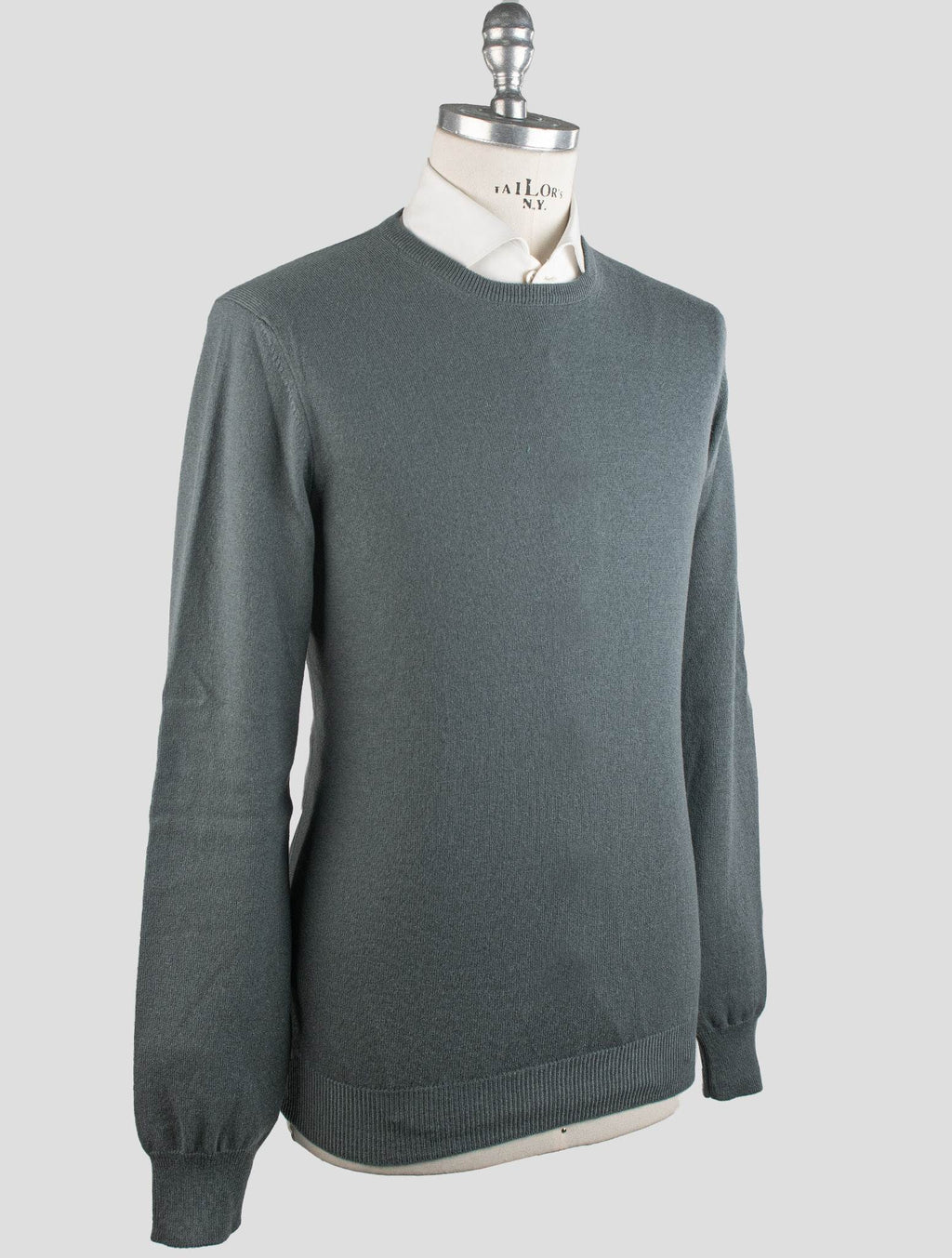 Gran Sasso Gran Sasso Green Cashmere Sweater Crewneck Green 001