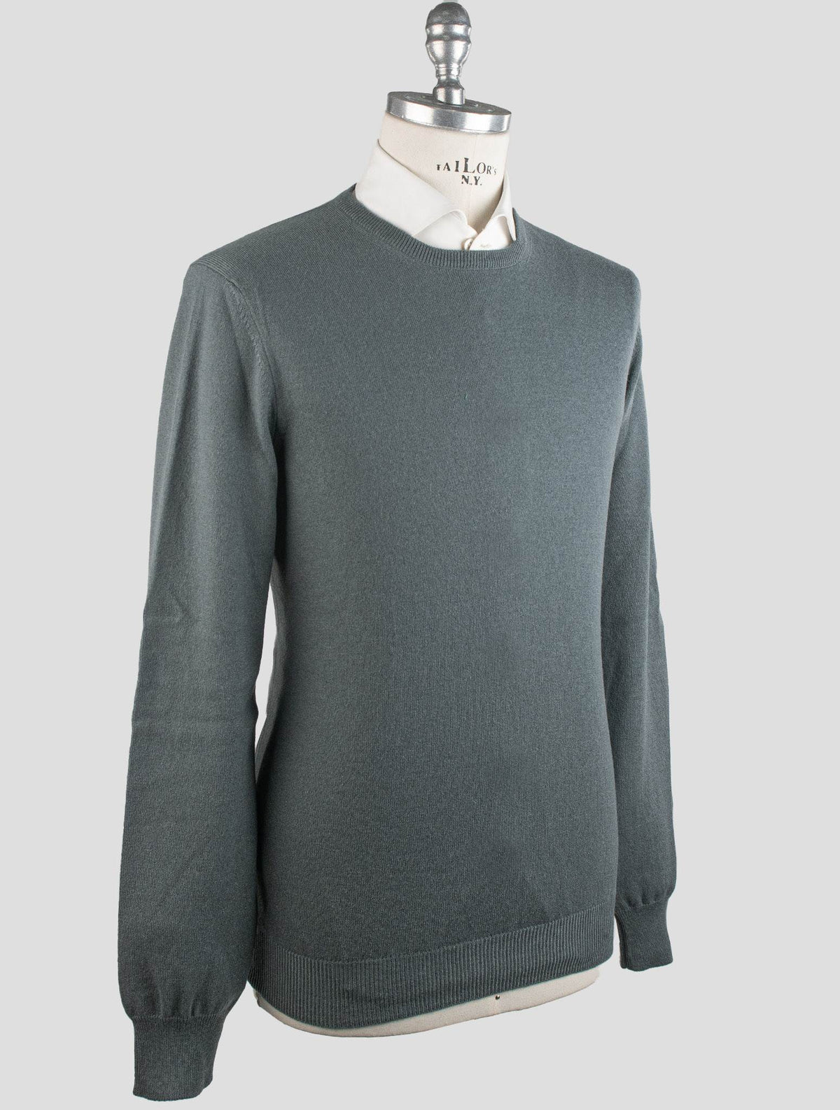 Gran Sasso Gran Sasso Green Cashmere Sweater Crewneck Green 001