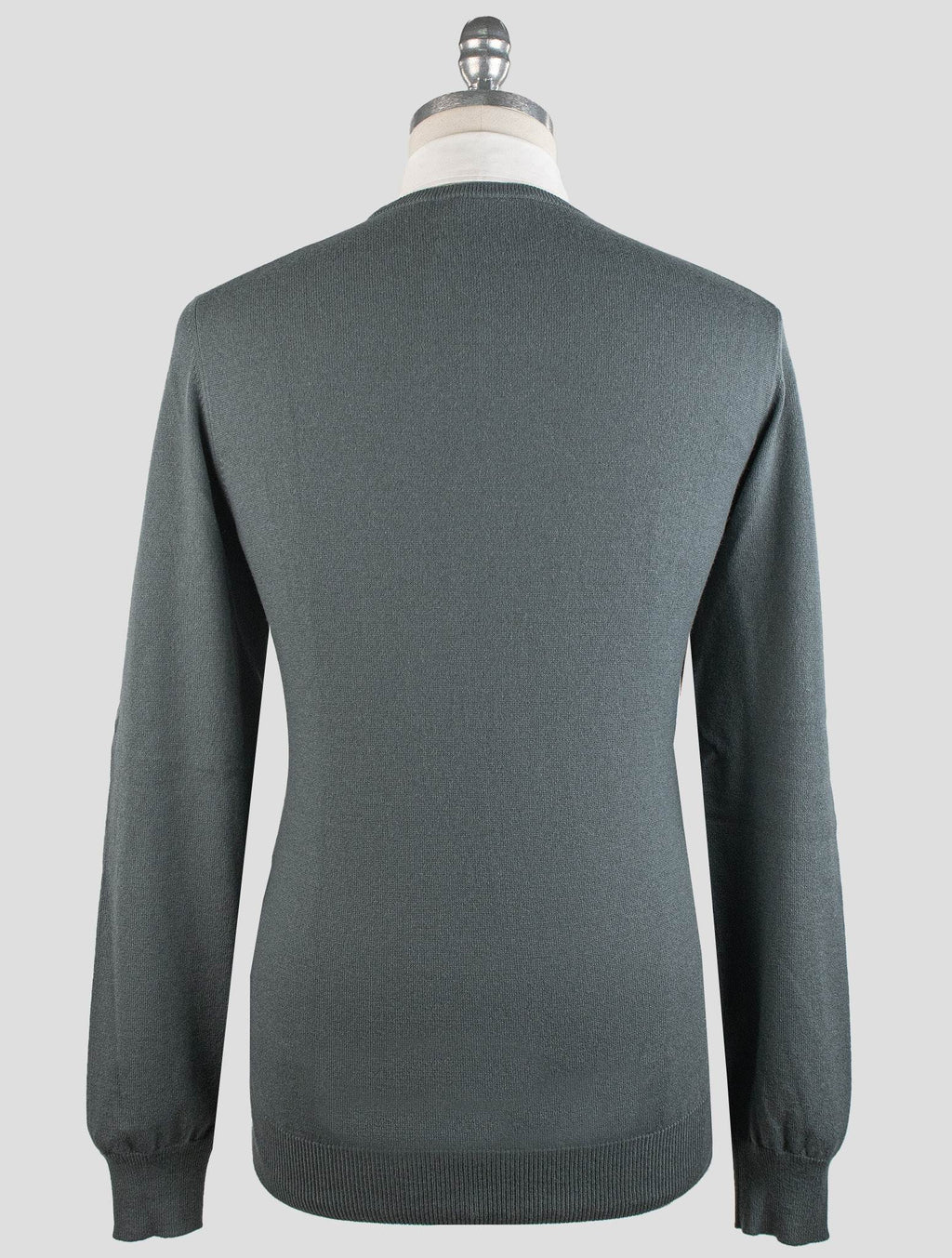 Gran Sasso Green Cashmere Sweater Crewneck
