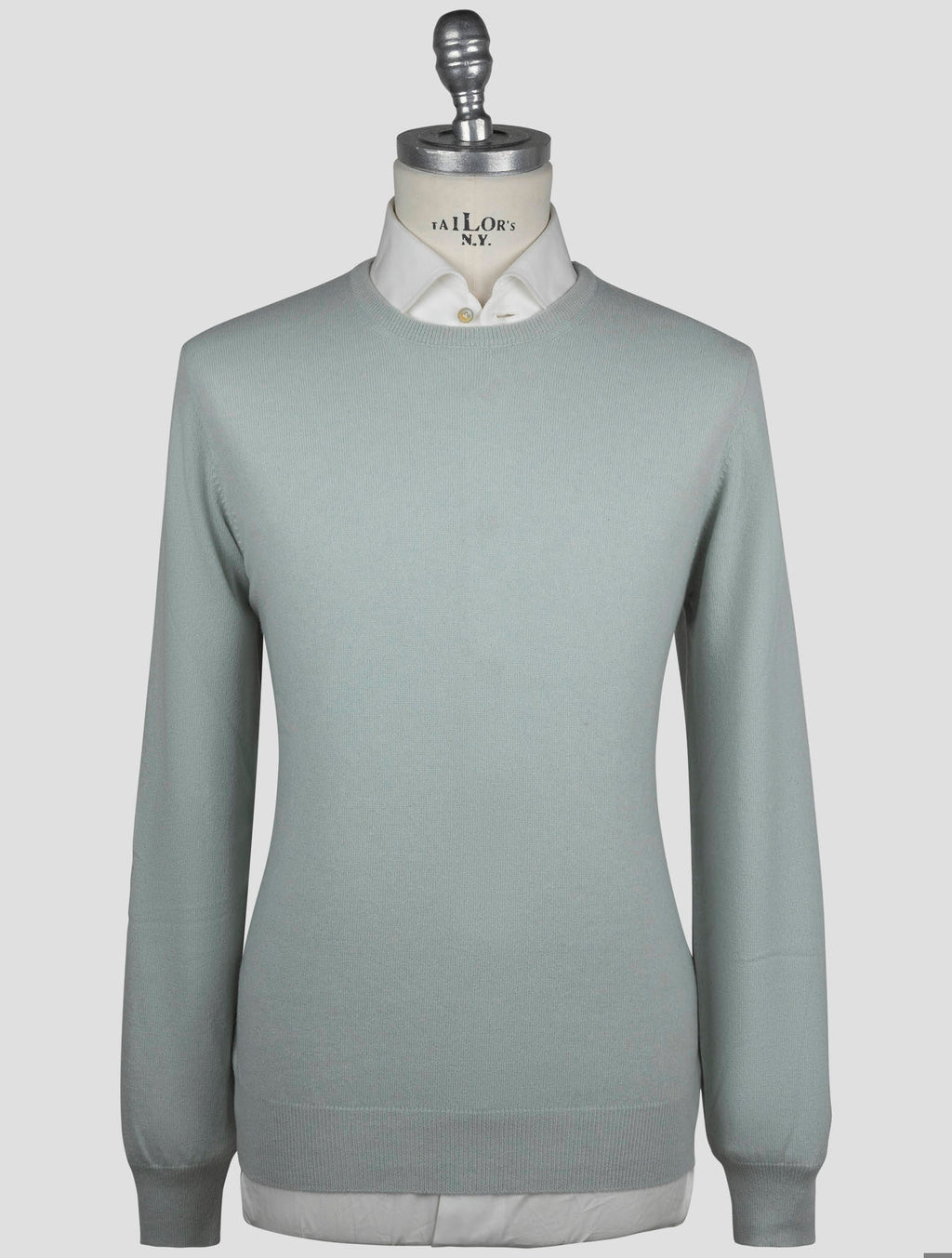 Gran Sasso Light Green Cashmere Sweater Crewneck