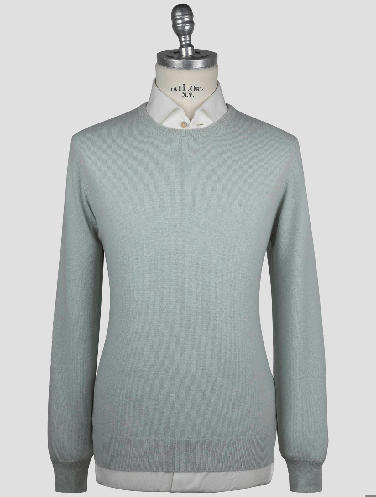 Gran Sasso Light Green Cashmere Sweater Crewneck