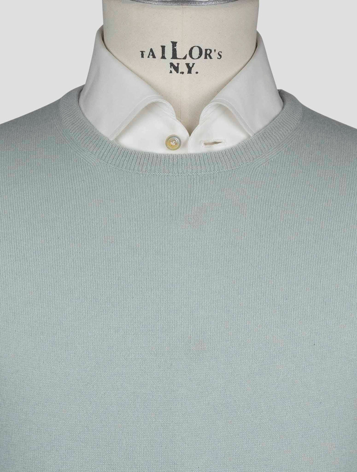 Gran Sasso Light Green Cashmere Sweater Crewneck