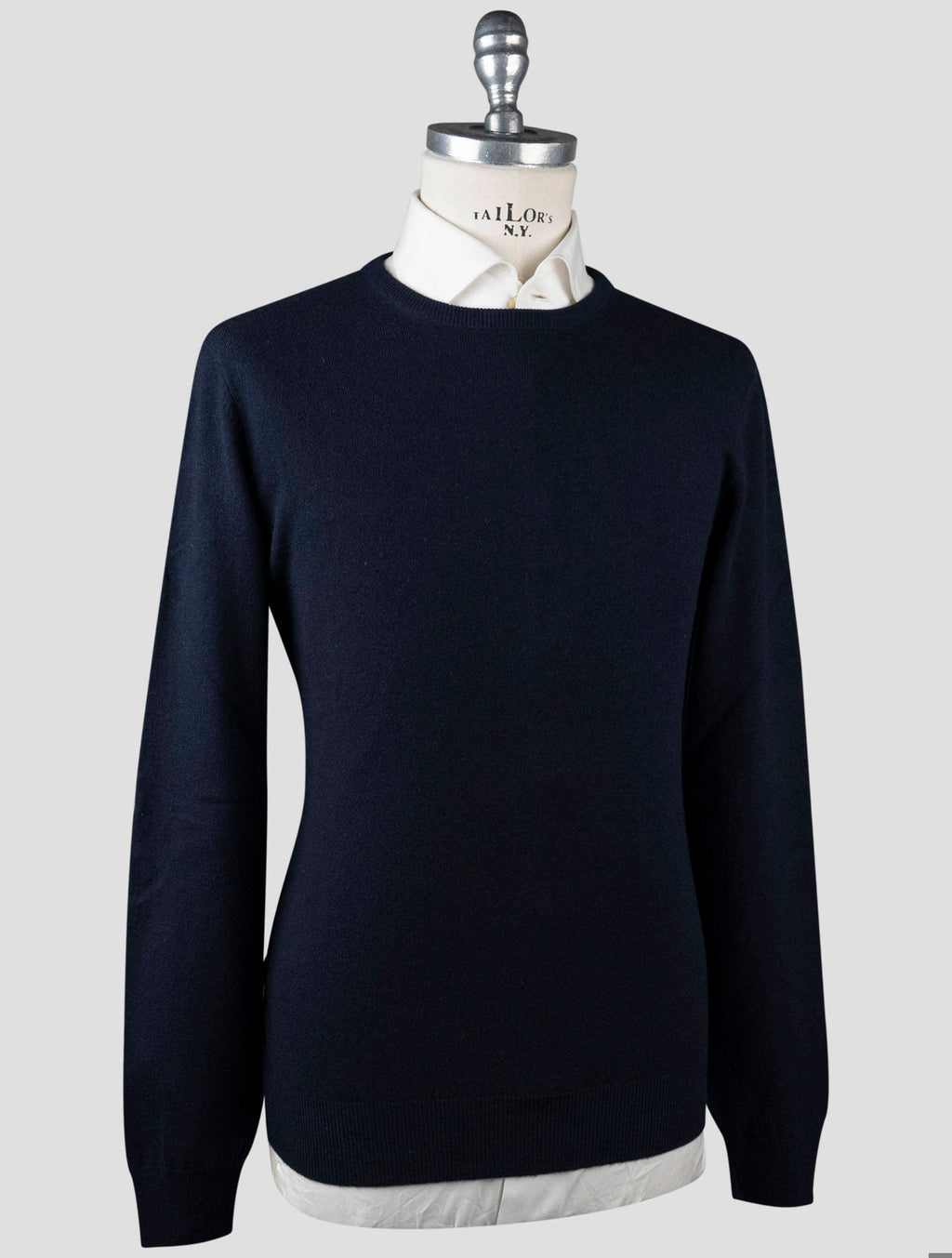 Gran Sasso Gran Sasso Blue Cashmere Sweater Crewneck Blue 001