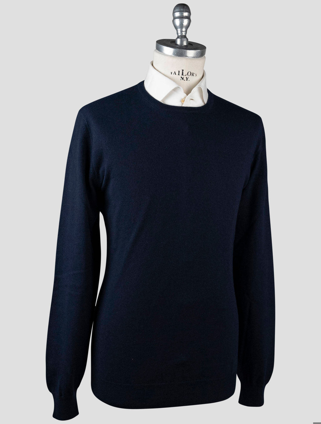 Gran Sasso Gran Sasso Blue Cashmere Sweater Crewneck Blue 001