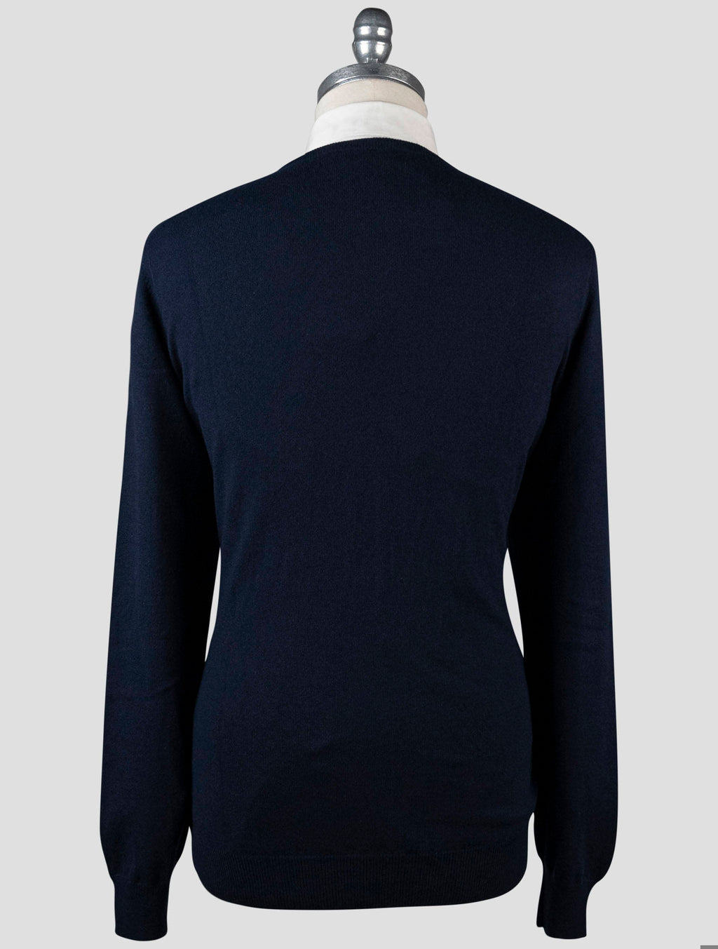 Gran Sasso Blue Cashmere Sweater Crewneck