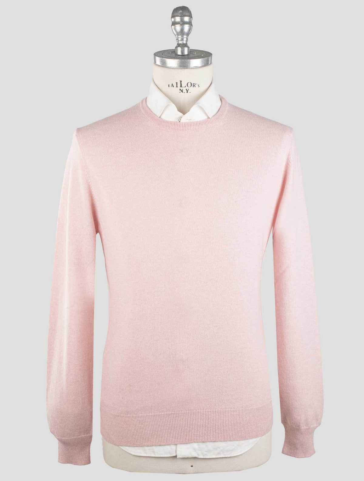 Gran Sasso Pink Cashmere Sweater Crewneck