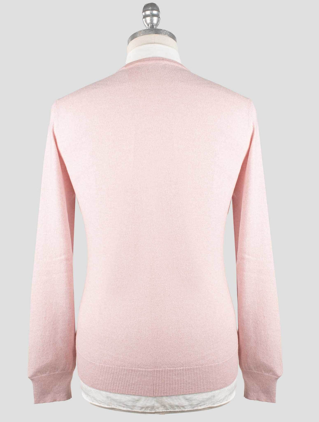 Gran Sasso Pink Cashmere Sweater Crewneck