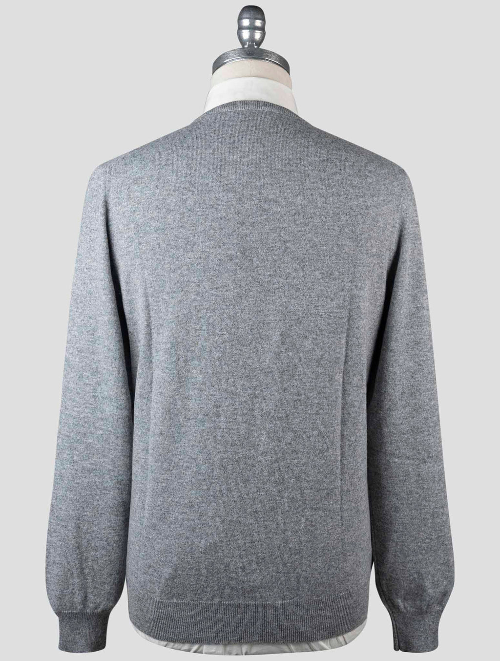 Gran Sasso Gray Cashmere Sweater Crewneck