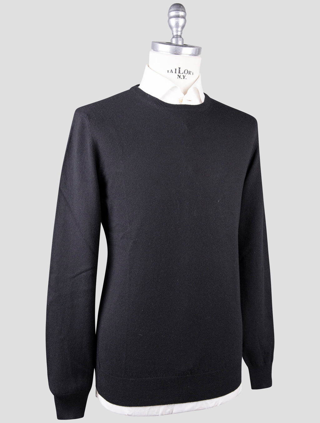Gran Sasso Gran Sasso Black Cashmere Sweater Crewneck Black 001