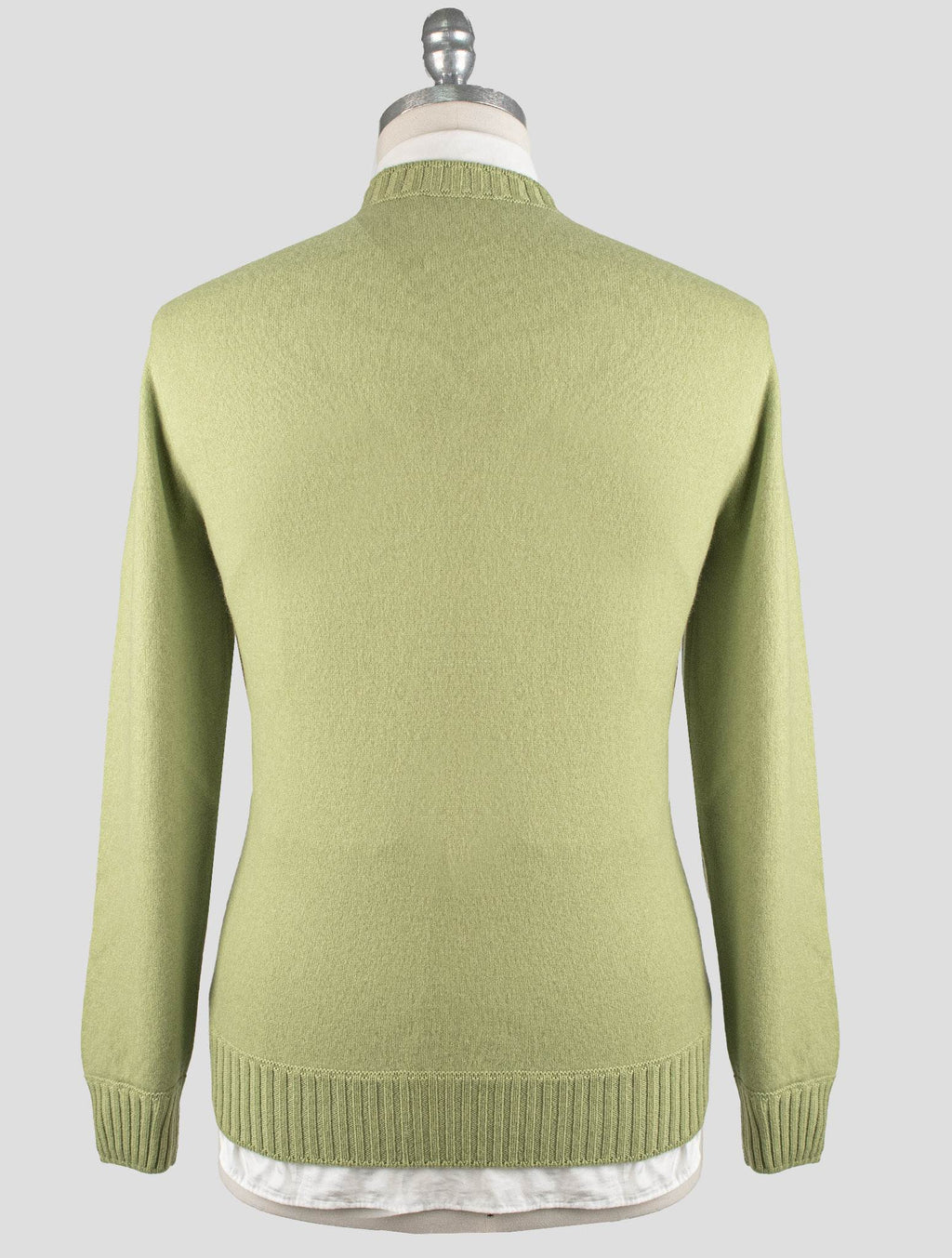 Gran Sasso Green Cashmere Sweater Crewneck
