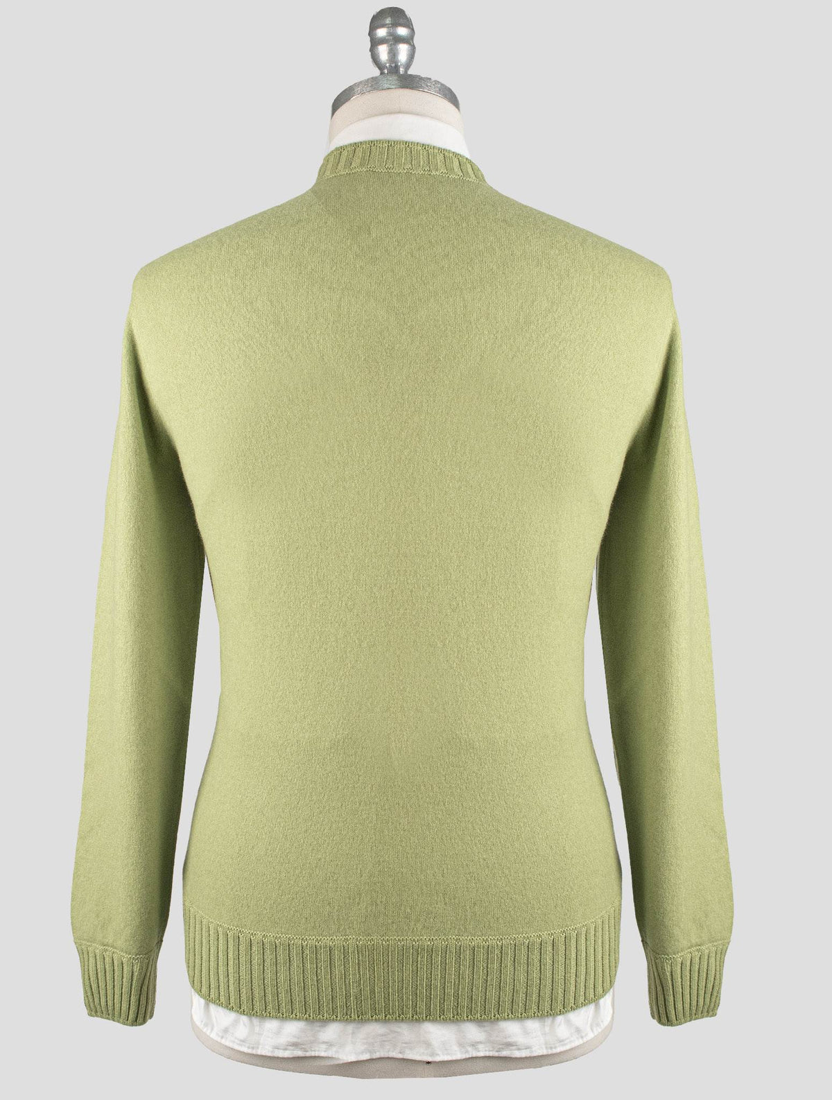 Gran Sasso Green Cashmere Sweater Crewneck