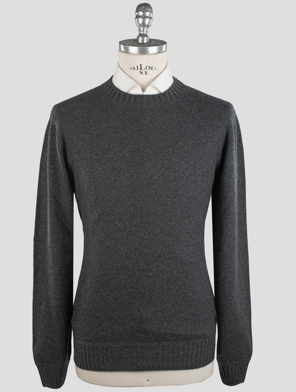 Gran Sasso Gran Sasso Gray Cashmere Sweater Crewneck Blue 000