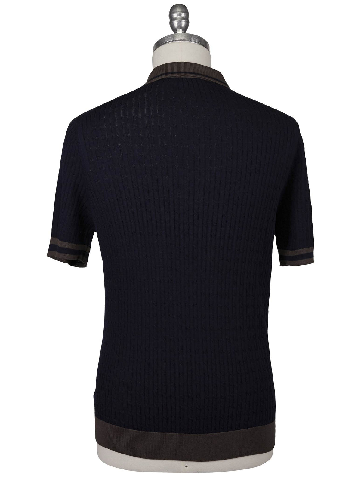 Gran Sasso Blue Cotton Polo