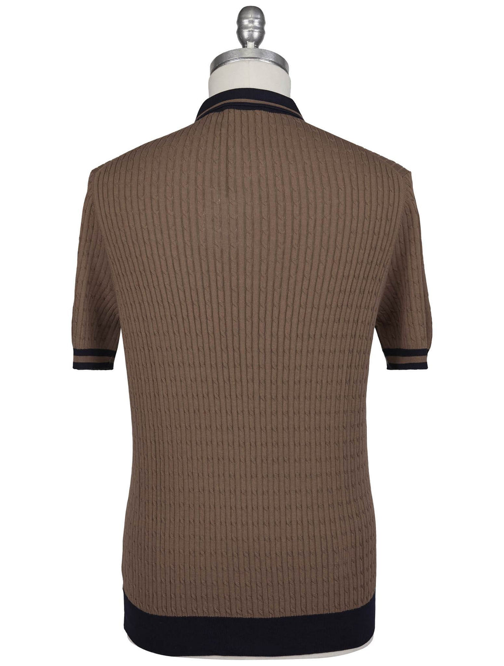 Gran Sasso Brown Cotton Polo