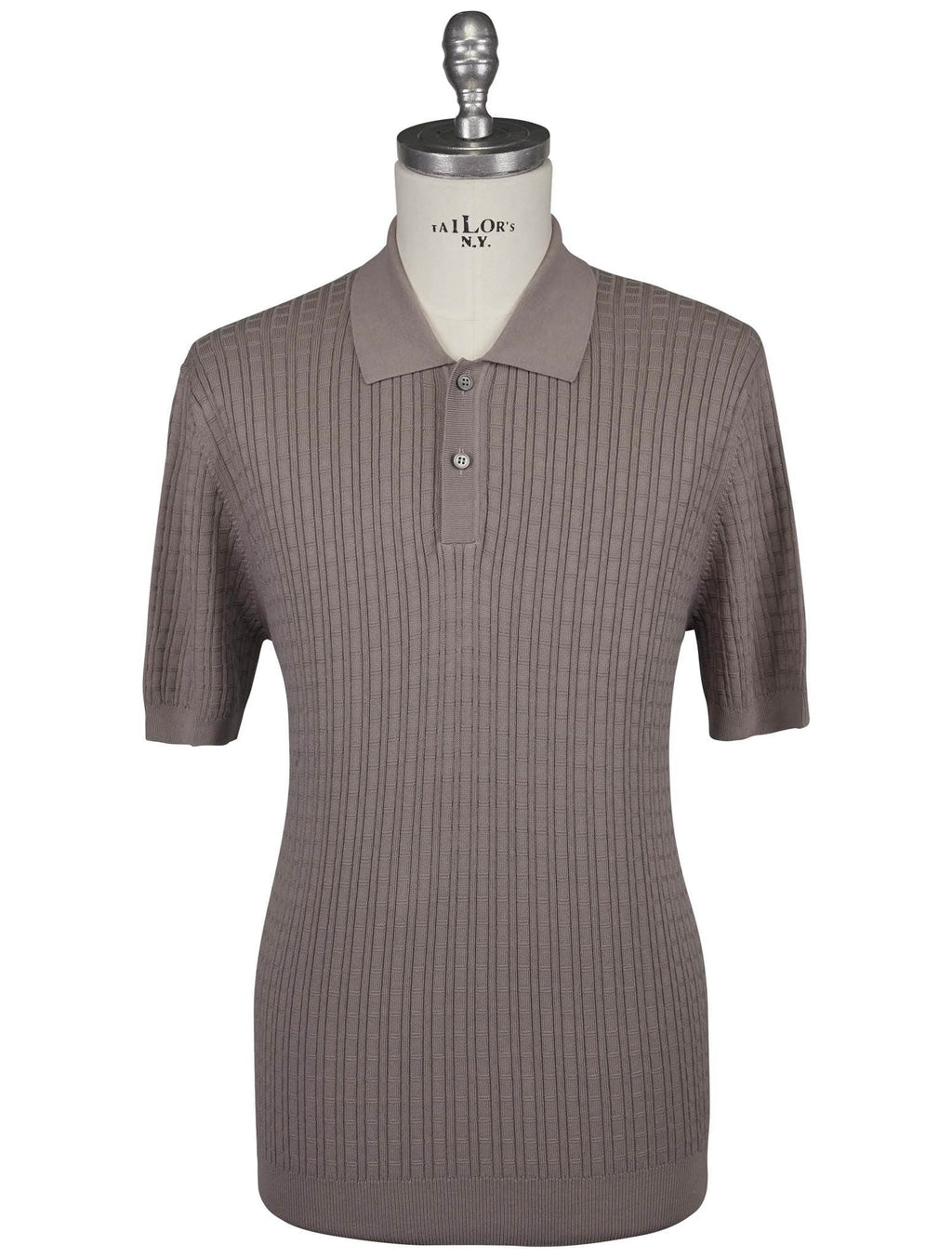 Gran Sasso Gray Cotton Polo