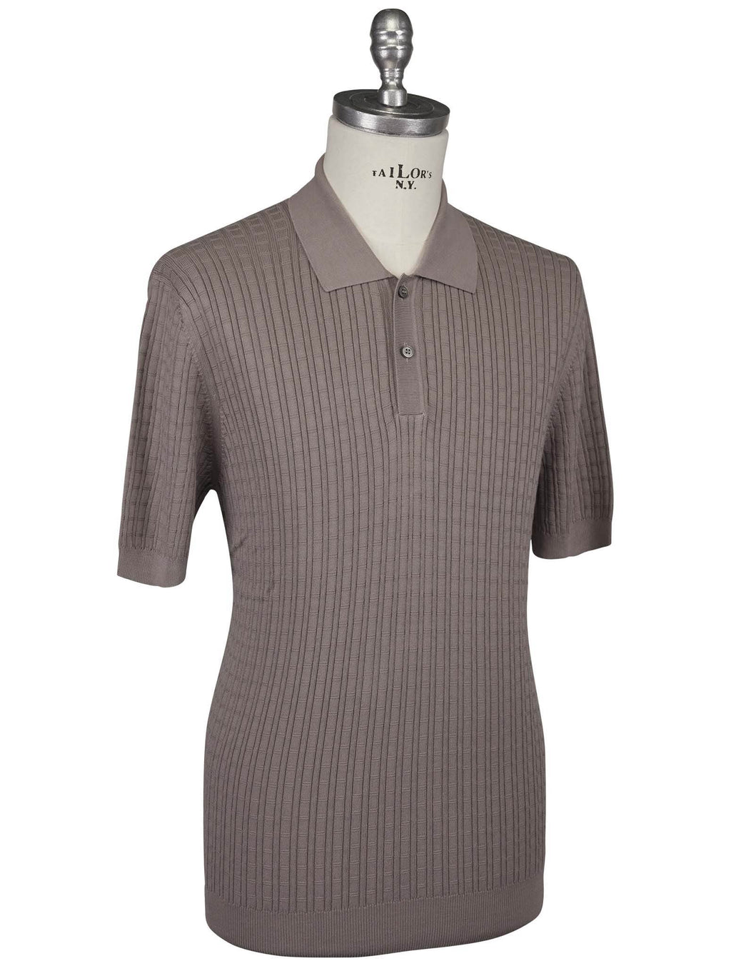 Gran Sasso Gran Sasso Gray Cotton Polo Gray 001