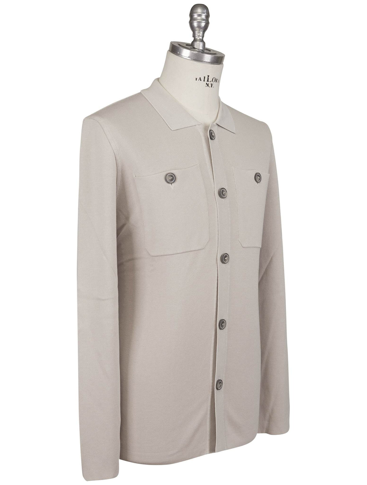 Gran Sasso Gran Sasso Beige Cotton Cardigan Beige 001