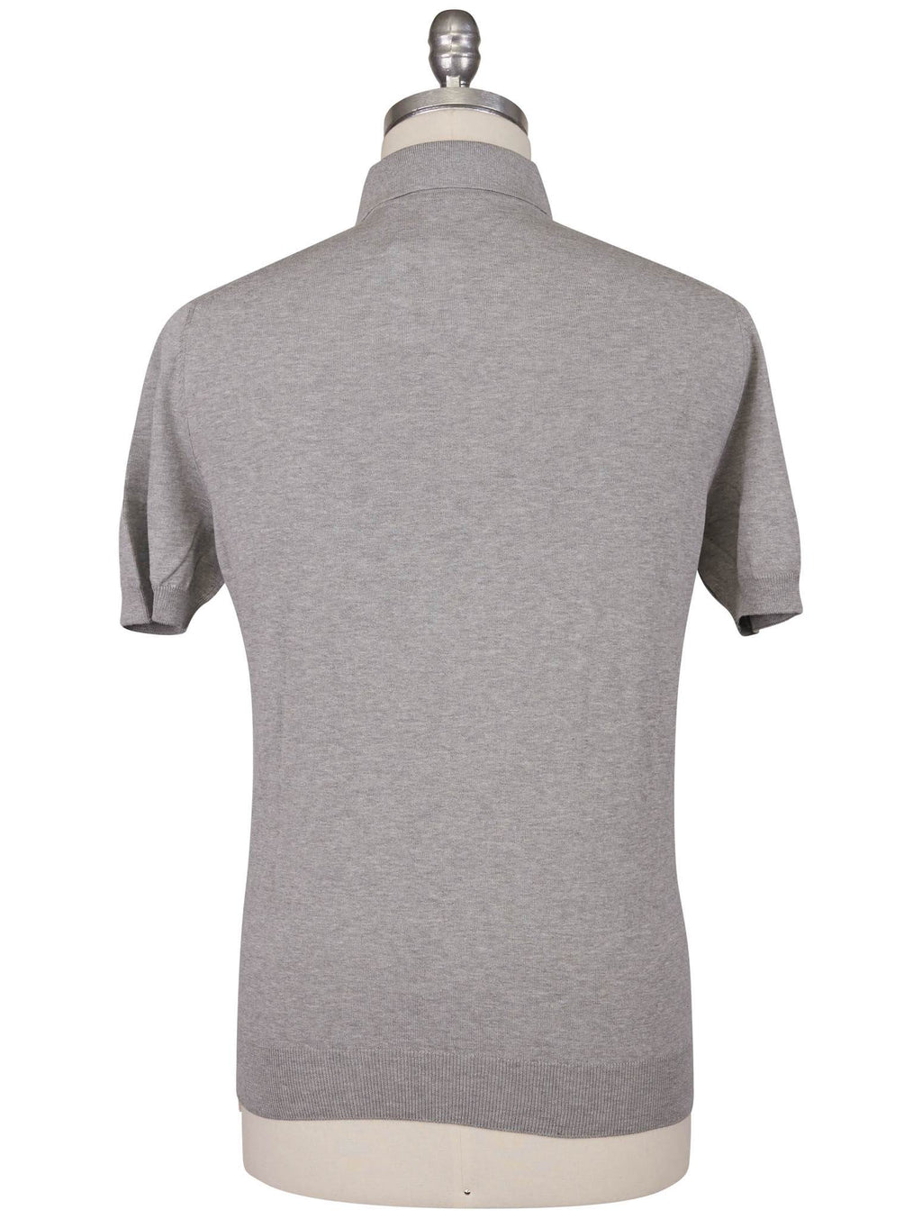 Gran Sasso Gray Cotton Polo