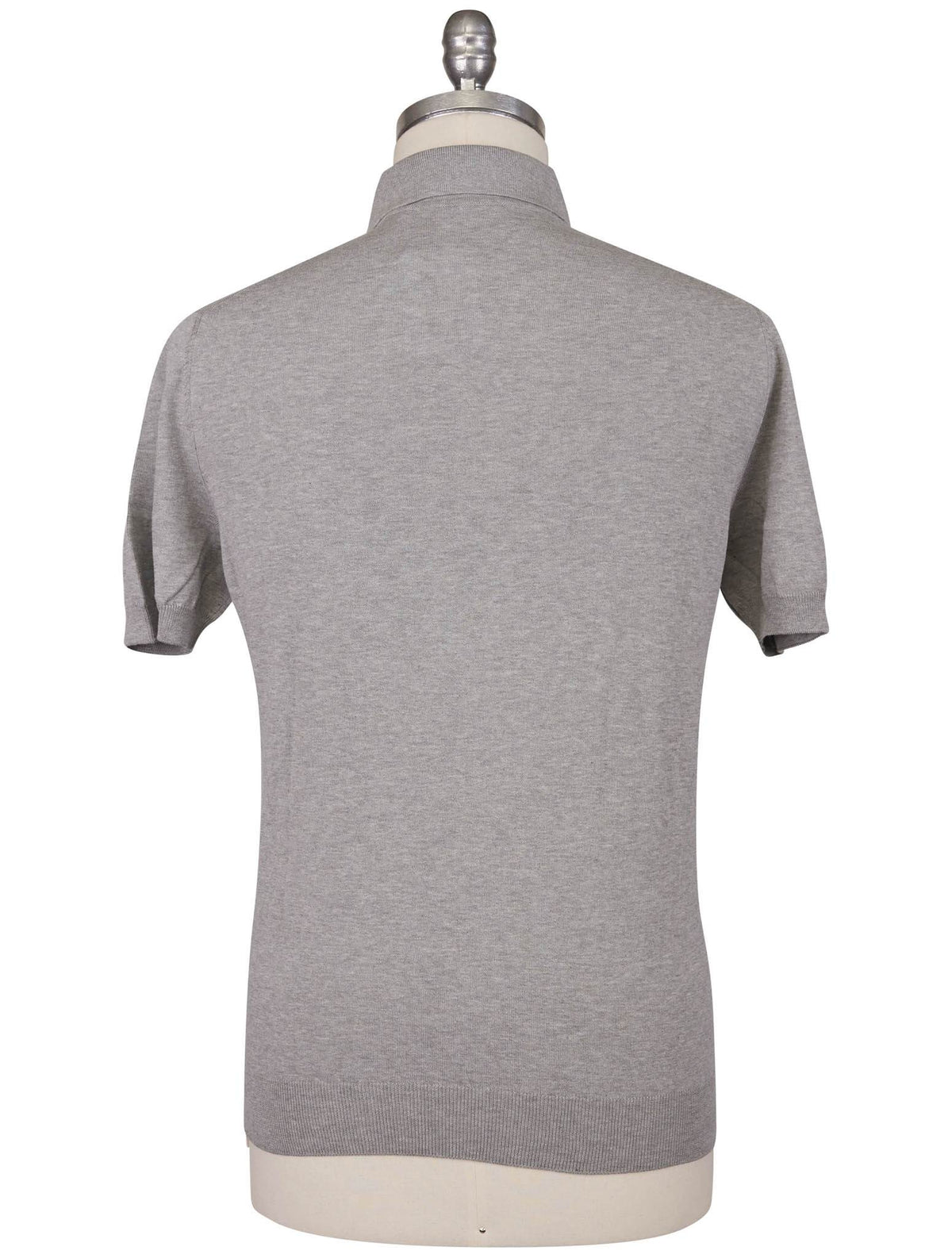 Gran Sasso Gray Cotton Polo
