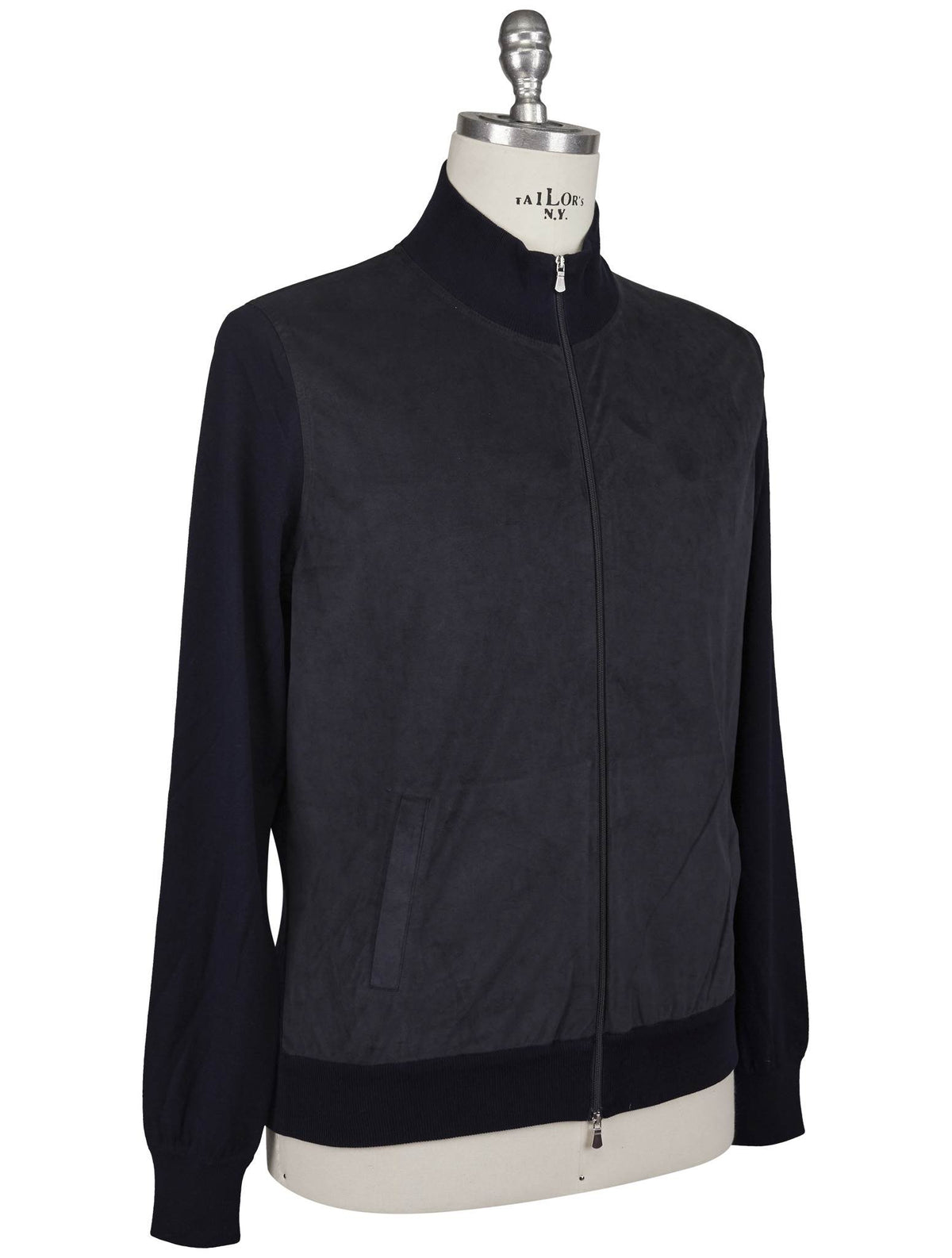 Gran Sasso Gran Sasso Blue Cotton Coat Blue 001