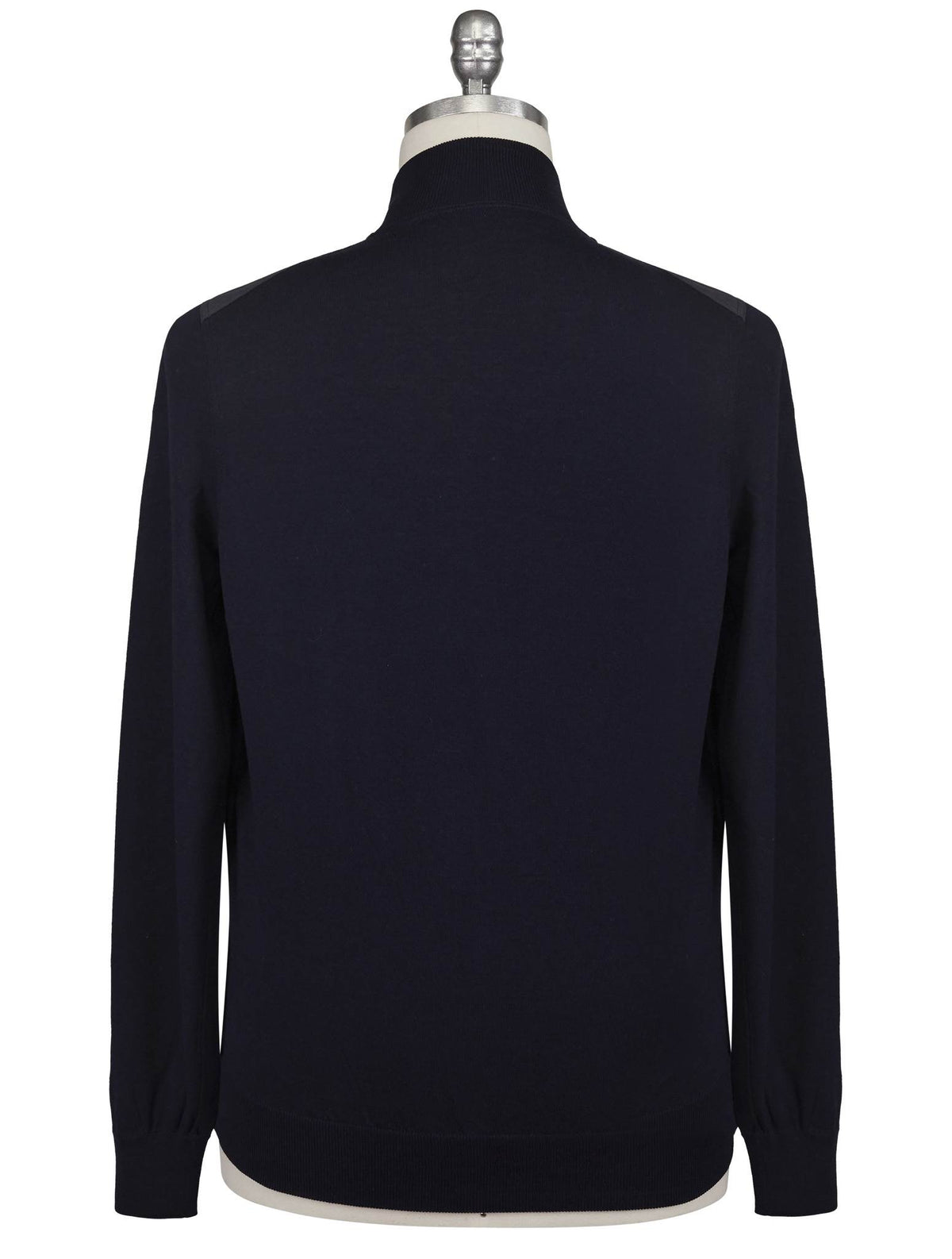 Gran Sasso Blue Cotton Coat