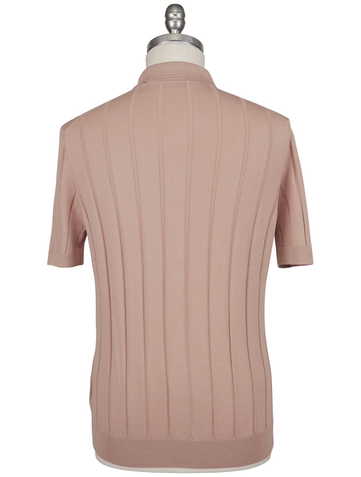 Gran Sasso Pink Cotton Cardigan Polo